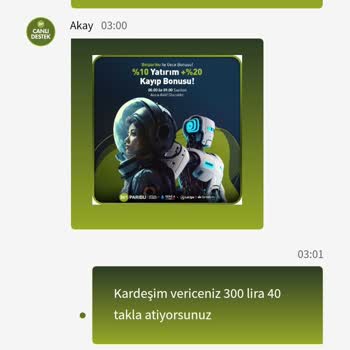 Freebet Kazancım Sistemsel Hata Diyerek Silindi