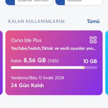 Yanlış İnternet Paketi Kullanımı Sorunu