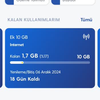 Yanlış İnternet Paketi Kullanımı Sorunu