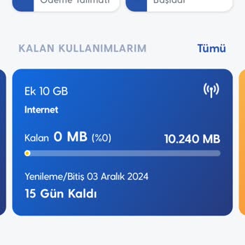 Yanlış İnternet Paketi Kullanımı Sorunu
