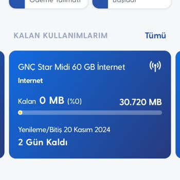 Yanlış İnternet Paketi Kullanımı Sorunu