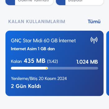 Yanlış İnternet Paketi Kullanımı Sorunu