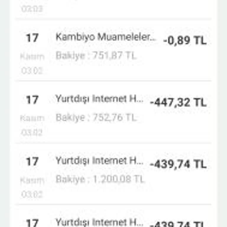 Haberim Dışında Yapılan Harcamalar