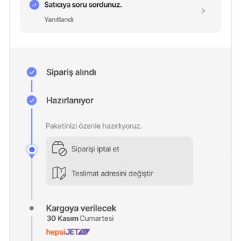 Hepsiburada'da İptal Sorunu Ve Uzun Bekleme Süresi