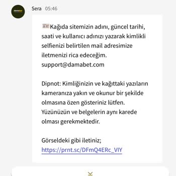 Damabet Bahis Sitesinde Para Çekim Sorunu