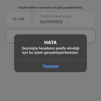 Hesabım Pasif Edildi, Destek Alamıyorum!