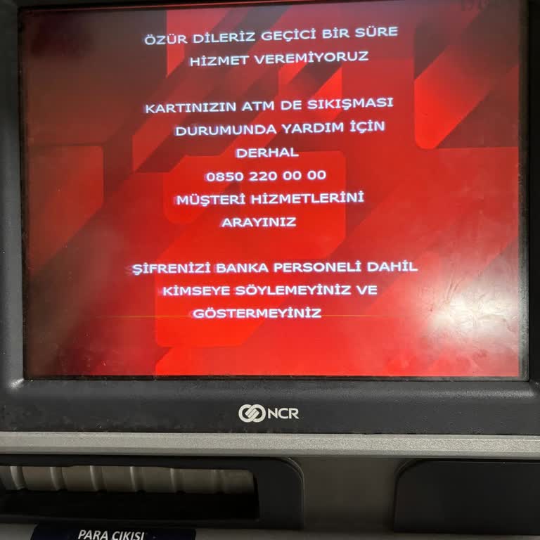 Bankamatik Paramı Yuttu, Çözüm Yok!