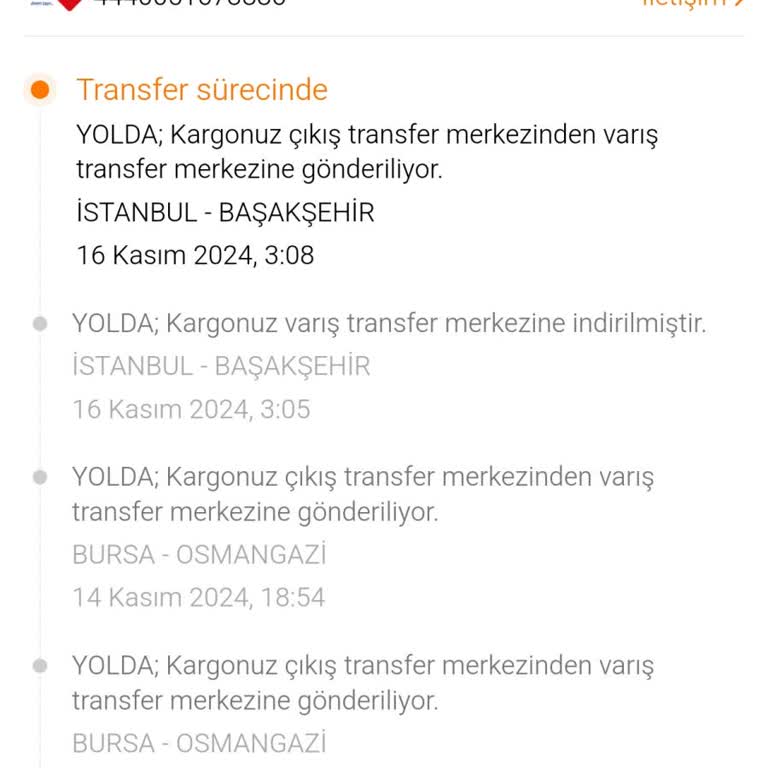Kargolarımın Yanlış Yönlendirilmesi Ve İletişim Sorunları