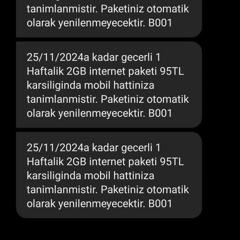 Yanlış Ek Paket Yansıtılması Ve İlgisiz Müşteri Hizmetleri