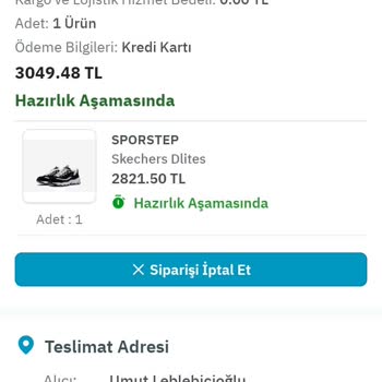 Yanlış Sipariş İptal Edilemiyor: Epttavm Güvenimi Sarstı