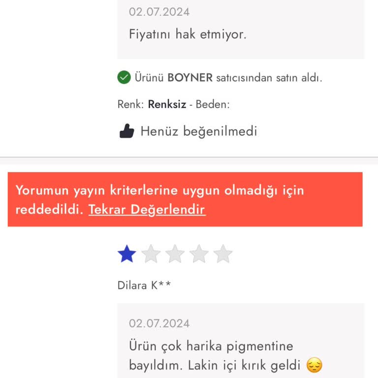 Kırık Far Ve Reddedilen Değerlendirme Sorunu