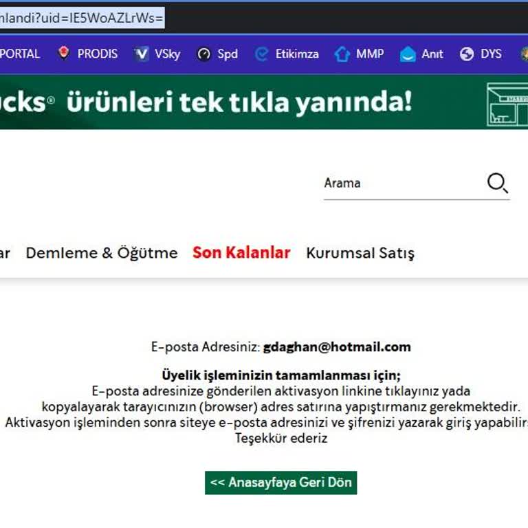 Üyelik Aktivasyonunda Yaşanan Sorun Ve Kaçırılan Kampanya Fırsatı