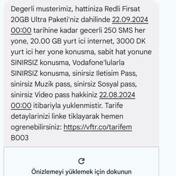 Vodafone Red Tarife Sorunu Ve Yanıltıcı Taahhüt