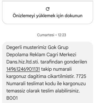 İzinsiz Gönderilen Kargo Şikayeti