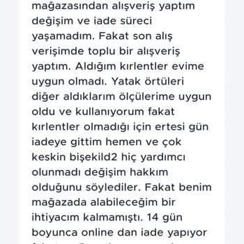Linens Mağazasında Zorunlu Alışveriş Sorunu