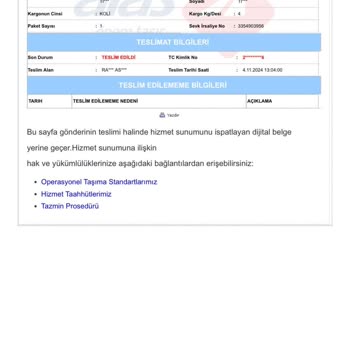Kayıp Kargo Ve Geciken Ücret İadesi Sorunu