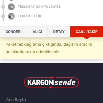 Geciken Kargo Teslimatı Ve İletişim Sorunu