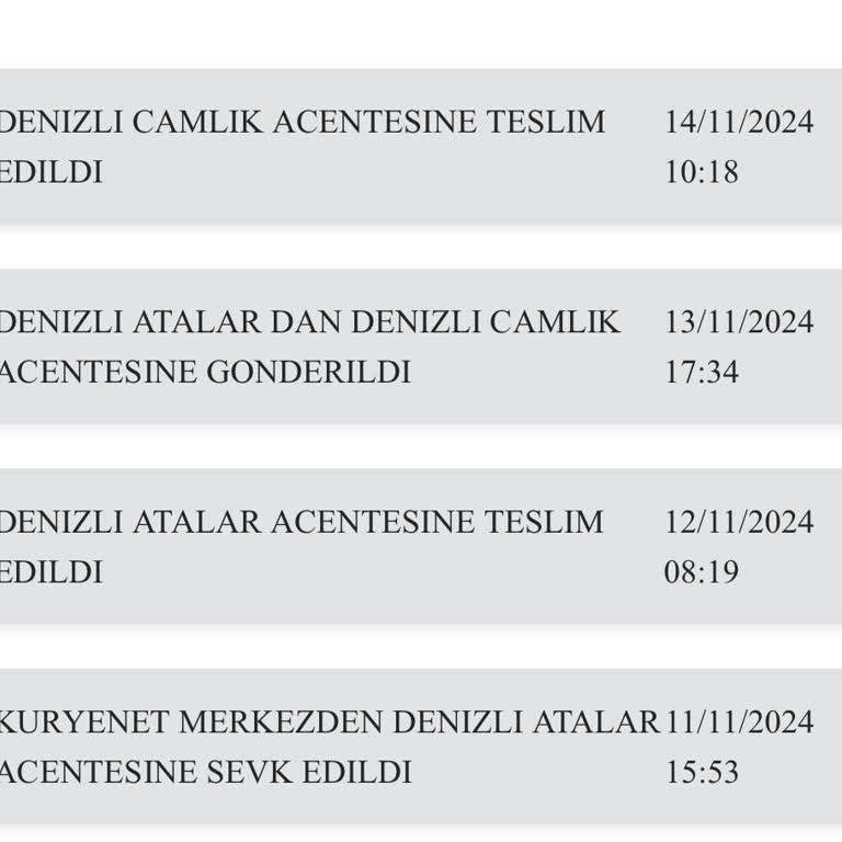 Kurye Hizmetinde Büyük Aksaklık Ve İletişim Sorunu