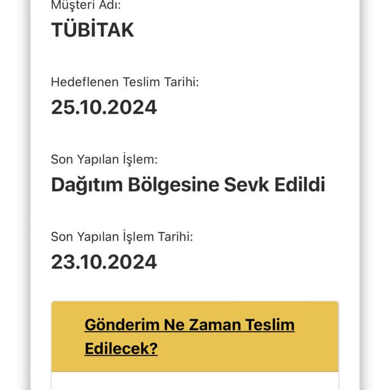 Teslim Edilmeyen Kargo Ve Ulaşılamayan Müşteri Hizmetleri