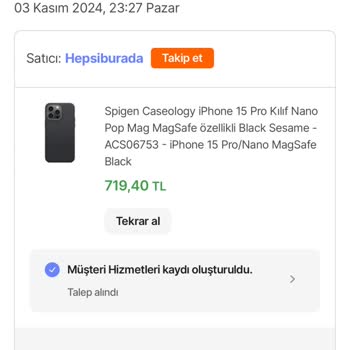 Hepsiburada'da Sipariş Teslimatı Sorunu