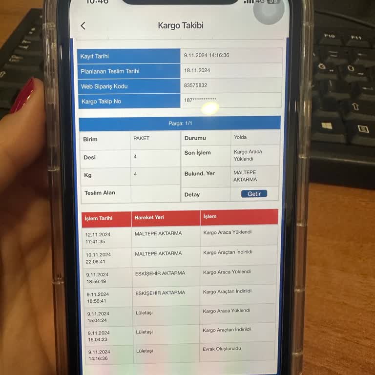 Kayıp Kargo: Sürat Kargo'dan Yanıt Bekliyorum