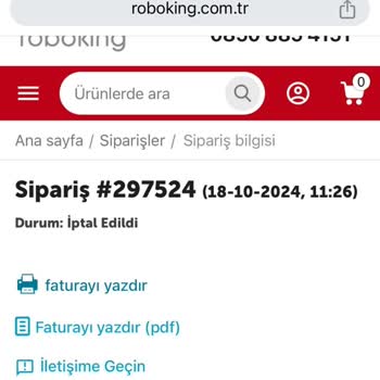 Roboking İade Sürecinde Mağduriyet Yaşatıyor