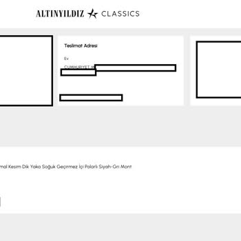 Altınyıldız'dan Sipariş Takibi Ve İletişim Sorunu