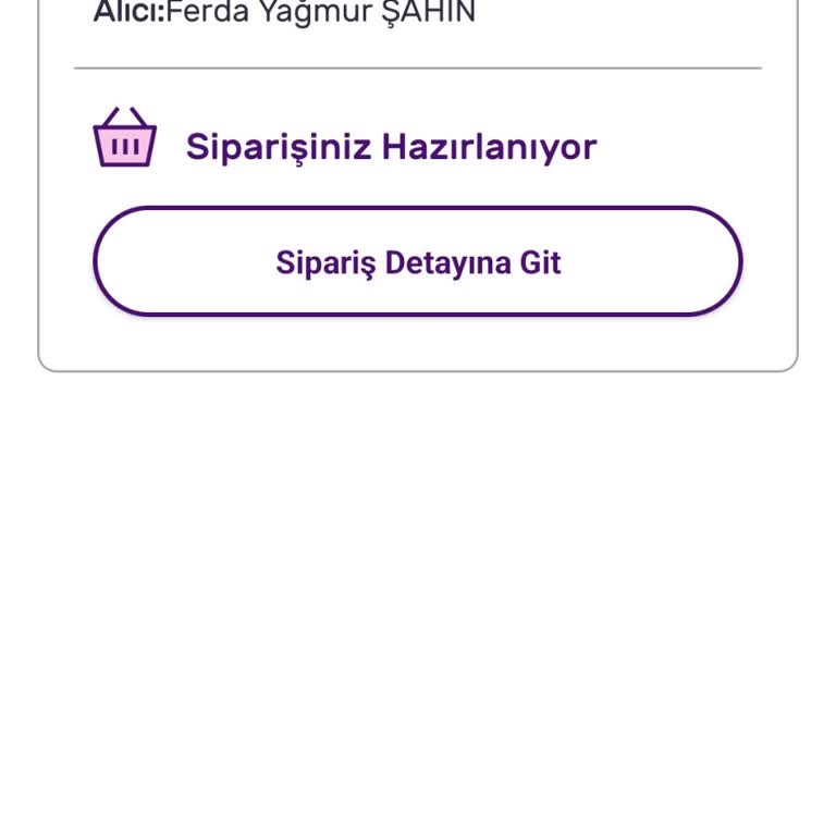 Gratis Siparişim 6 Gündür Hazırlanmadı