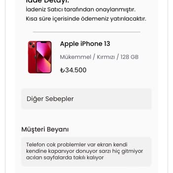 Bozuk Telefon Ve İade Sürecinde Sorunlar