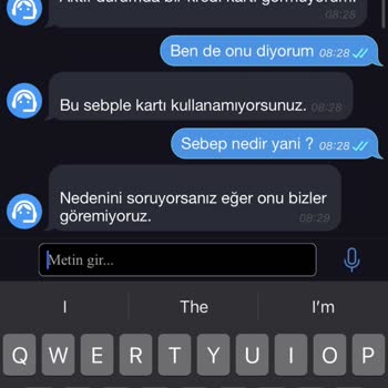 Kredi Kartımın Habersiz İptali Ve İletişim Sorunları