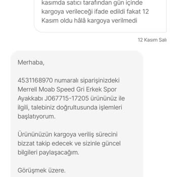 Hepsiburada'da Geciken Ürün Teslimatı