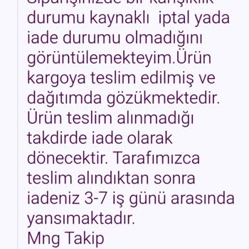 Yanlış Sipariş Ve İade Sorunu