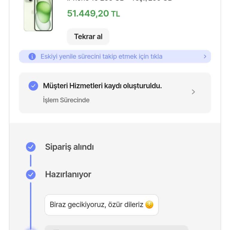 Hepsiburada'dan İPhone 15 Siparişim Kargoya Verilmedi Ve İptal Talebime Cevap Alamadım