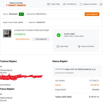 Koçtaş Kampanya Puanı Yüklenmedi!