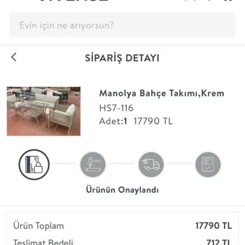 Vivense'den Para İadesi Ve Ürün Teslimatı Sorunu