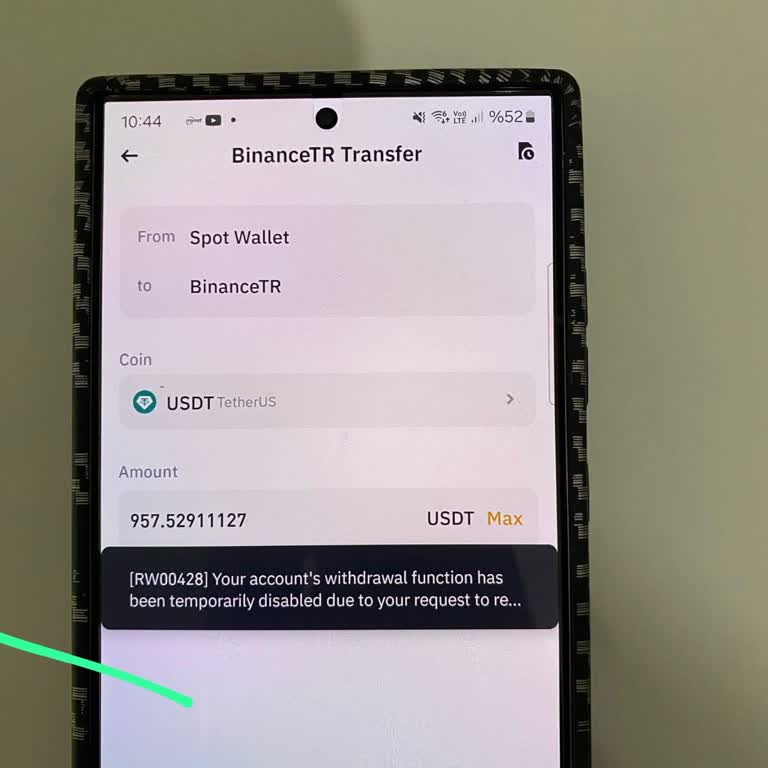 Binance TR Para Aktarma Sorunu