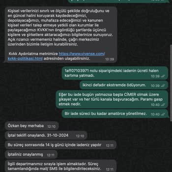 Vivense'den Para İadesi Çilesi: İptal Edilen Ürün Ve Bitmeyen Bekleyiş
