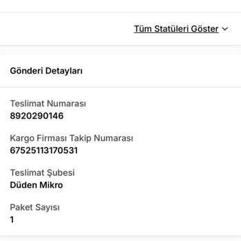 Sürat Kargo'nun Teslimat Gecikmesi Ve İletişim Sorunu