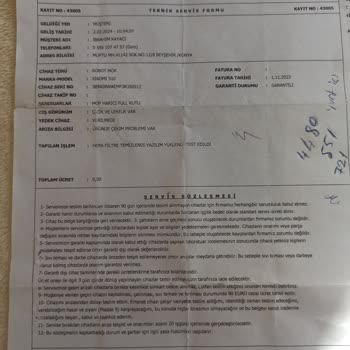 Garanti Kapsamında Sürekli Arızalanan Robot Süpürge