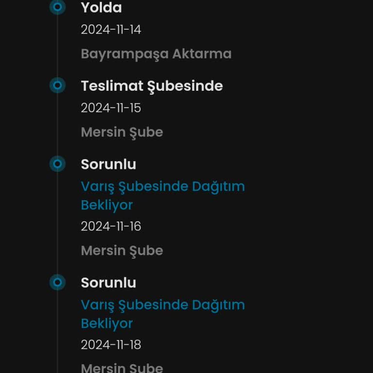 Kargom Şubede Bekliyor Teslimat Gecikiyor