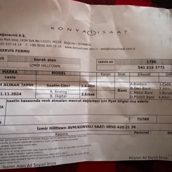 Kayıp Saatin İzini Süremiyorum