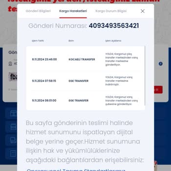 Kargo Teslimatında Yaşanan Hatalar Ve İletişim Sorunları