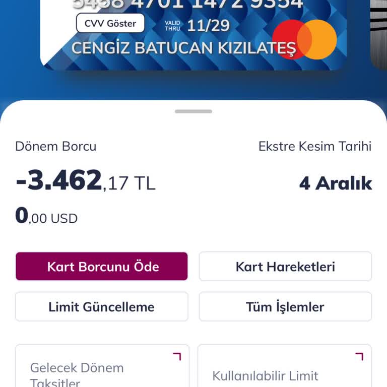 Kart Kısıtlaması Sorunu