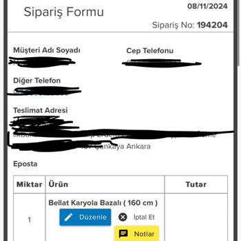 Yanlış Renk Ve Hatalı Ürün Teslimatı, İnegöl Sofa'dan Hayal Kırıklığı