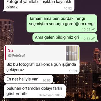 Yanlış Renk Ve Hatalı Ürün Teslimatı, İnegöl Sofa'dan Hayal Kırıklığı