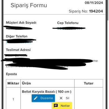 Yanlış Renk Ve Hatalı Ürün Teslimatı, İnegöl Sofa'dan Hayal Kırıklığı