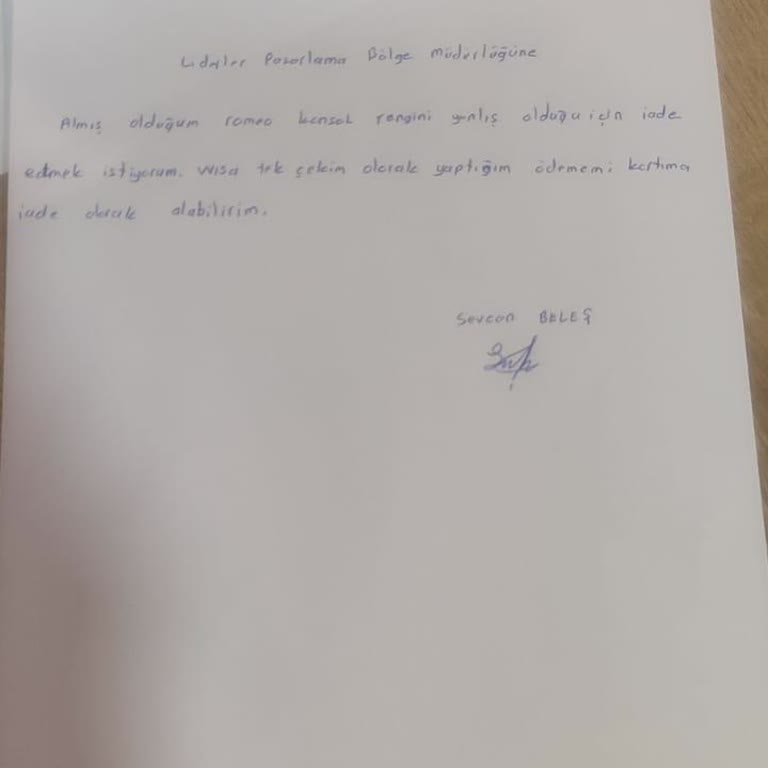 Yanlış Renkli Ürünün İadesinde Yaşanan Sorunlar