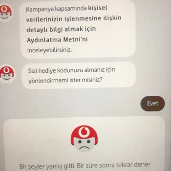 Vodafone Yanımda Uygulaması Hata Mesajı Sorunu