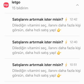 Letgo'da Spam Mesaj Sorunu