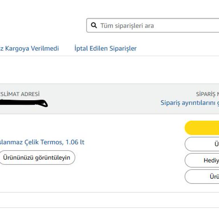 Amazon'da Teslimat Sorunu Ve İade Karmaşası